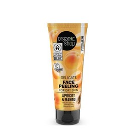 Natura Siberica Organic Shop Delicate Face Peeling for Dry Skin Apricot & Mango, 75ml