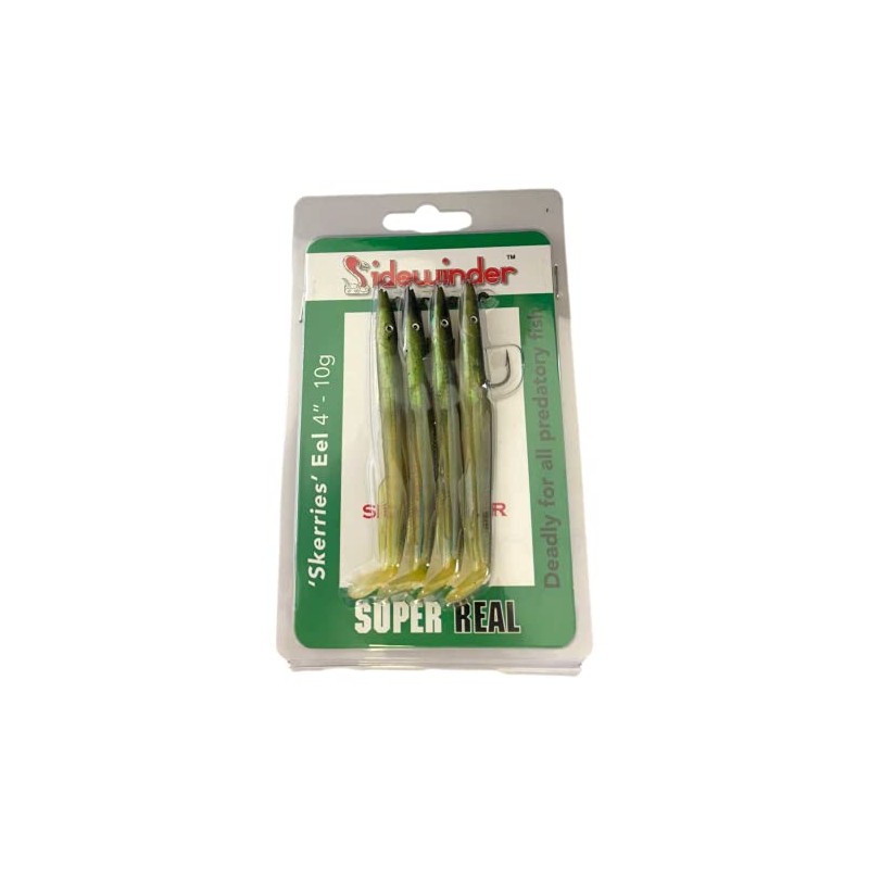 Sidewinder 4" Skerries Eel Fishing Lure- 10g