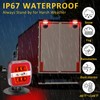 Kedite Wireless Trailer Lights Kit, Portable Magnetic LED Trailer Light,