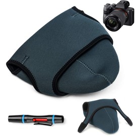 Fotover Camera Pouch Bag Camera Case Cover Sleeve,Soft Neoprene Travel Carry Protective Camera Pouch for Single Electric/Bridge Digital Cameras