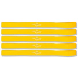 Dittman Training Bands (Set of 5, Yellow, Light) for Training, Physiotherapy