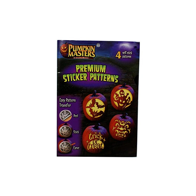 Pumpkin Masters Premium Sticker Patterns (4)