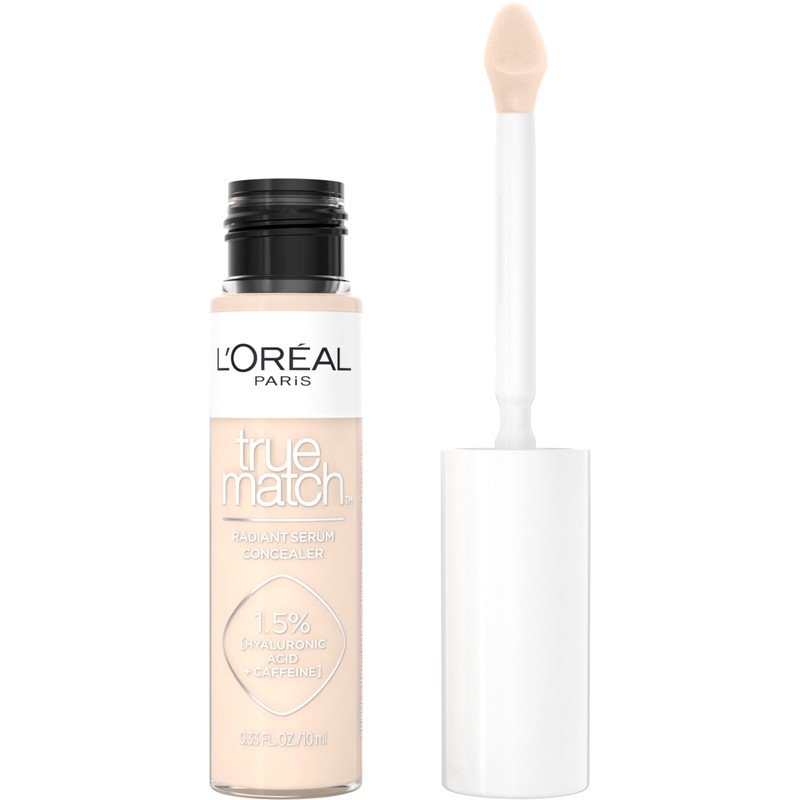 L'Oréal Paris True Match Radiant Serum Corrector, corrector iluminador debajo