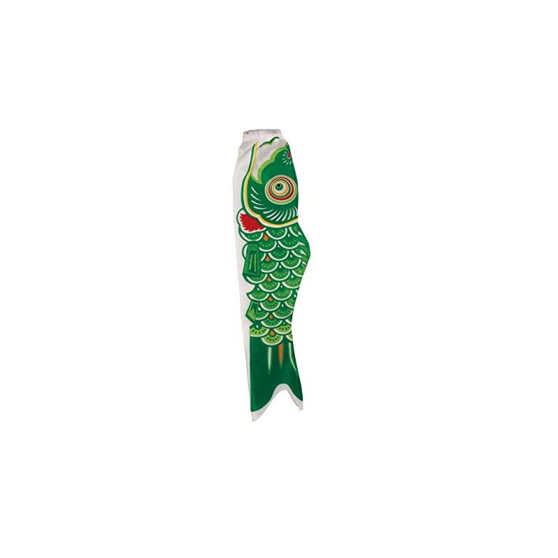 In the Breeze Koi Fish Windsock, 36-Inch, Green