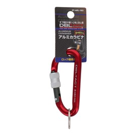 dbltact Aluminum Carabiner Lock DT – AKL – 182 8 X 80 mm Gun Meta s× Red