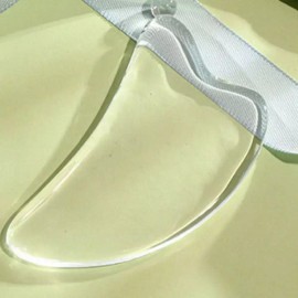 얼굴 목 머리 괄사 마사지 수지 마사지 괄사 크리스탈 괄사마사지 괄사기 Face Neck Head Massage Scraper Jade Massage Scraper Crystal Scraper Massager Scraper [Large size]