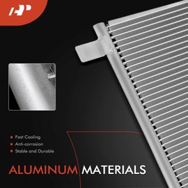 A-Premium Air Conditioning A/C Condenser Compatible with Lincoln Continental 1998 1999 2000 2001 2002, with Bracket