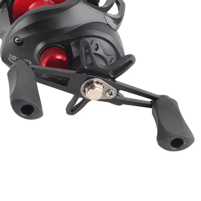 7.2:1 High Speed Baitcasting Reel Lightweight 18+1BB Magnetic Brake Fishing