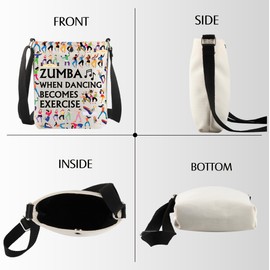 Zumba Dance Gift Zumba When Dancing Becomes Exercise Crossbody Bag Zumba Lover Gift (Zumba When CA C Bag)