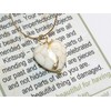 Kintsugi Petite 5/8" White Howlite Broken Heart Mended with 23k
