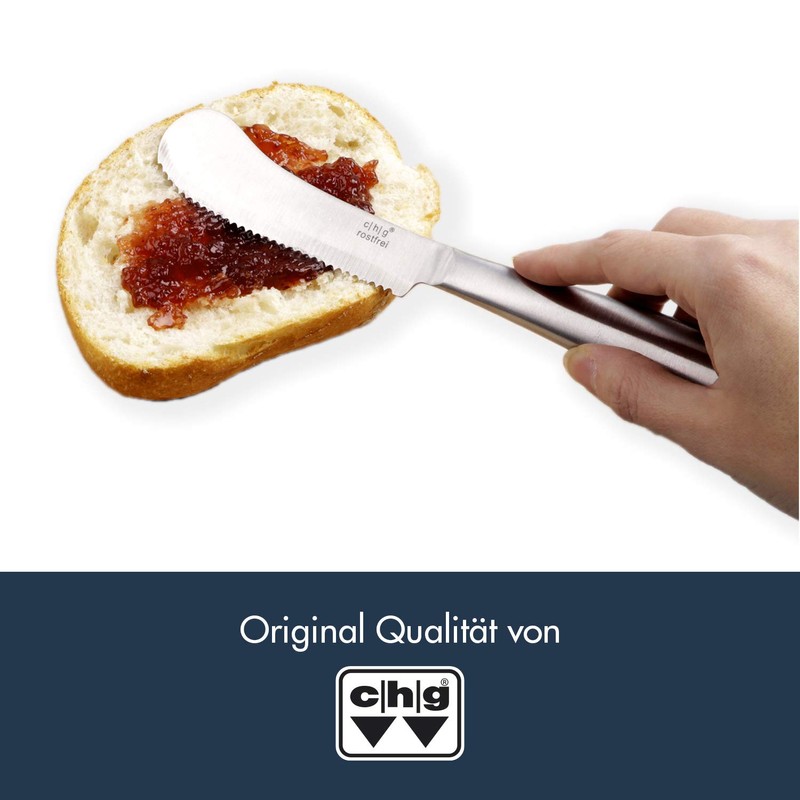 c|h|g Frühstücksmesser aus rostfreiem Edelstahl, ca. 23,0 cm lang