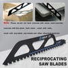 MUOZLOP 12 inch Masonry Reciprocating Saw Blades,2TPI Carbide Blade Strong