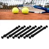 6 Pcs Tennis Racket Vibration Dampeners Long Buckle Tennis Racquet