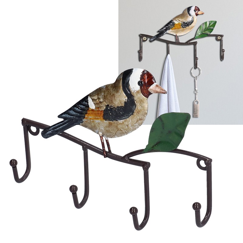 Key Hook Iron Bird Wall Hook Key Hanger Door Coat