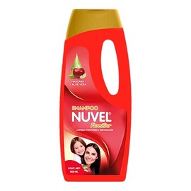 Nuvel Shampoo Limpieza Profunda y Reparación con Extractos Naturales Manzana y Aloe Vera (800 ml)
