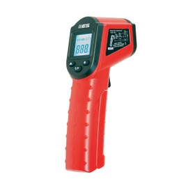 Electronic Specialties EST-45 Red 6.5" x 3.5" x 1.5" Non-Contact Infrared Thermometer with Laser Pointer