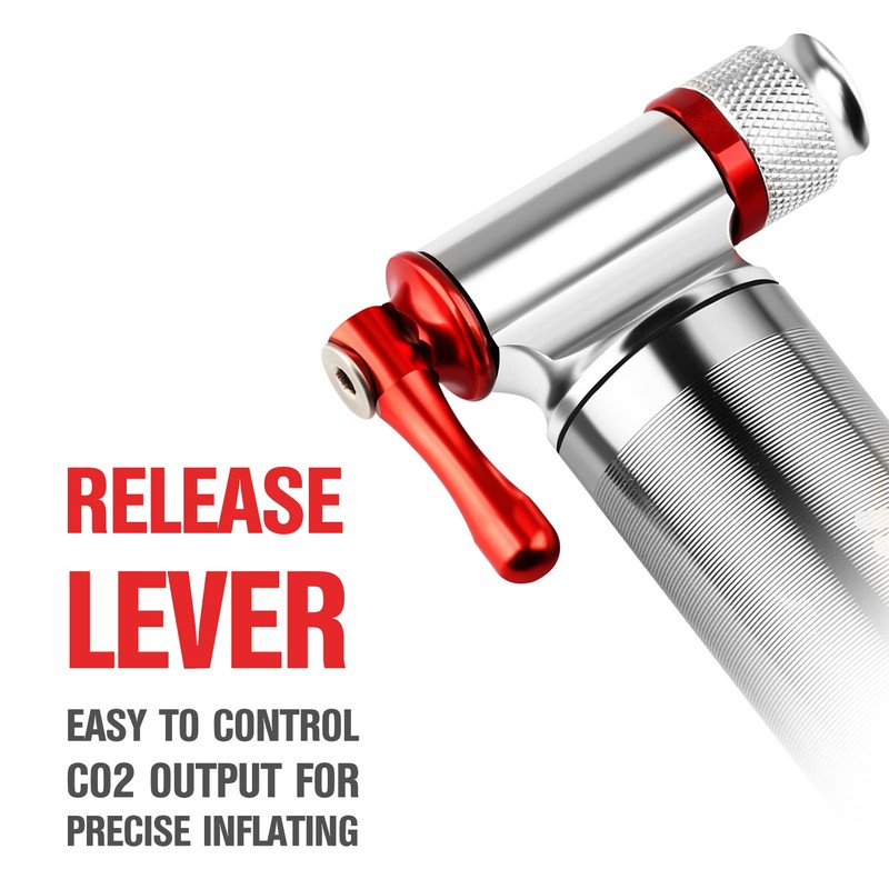 HIKOAN Mini Bike Pump CO2 Inflator Road Mountain Bikes Bicycle
