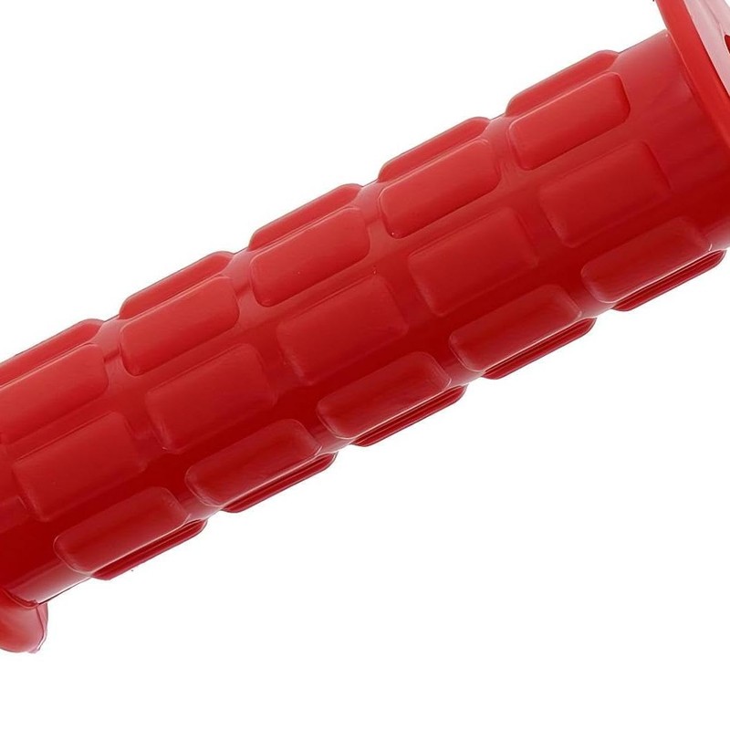 Handlebar rubber set, waffle pattern, rubber grip (sleeve) for firm