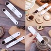 4 Pcs Adjustable Measuring Spoons Set, Teaspoon Measuring Spoons, Tablespoon