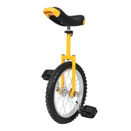 FiueStur Unicycle for Adults/Kids, Outdoor Height Adjustable Unicycle for Unisex Age 10-60, Outdoor Sports Fitness Exercise Balance Training with Load 1101 LB, Height Adjustment 28-32 in