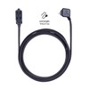 Globe Electric 22810 9ft Fabric Extension Cord, 3 Polarized Outlets,