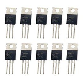 HUABAN 10pcs FQP20N06L TO-220 20A 60V N Channel Power MOSFET Transistor Marking 20N06L