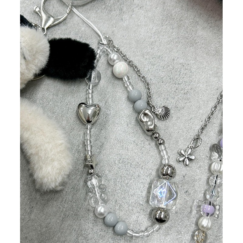 Wigo Women's Beaded Strap, Key Holder, C, Accessory, Strap, Cute,