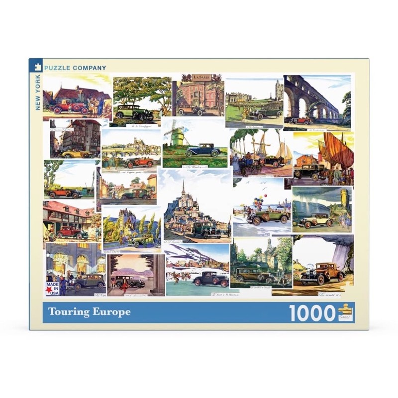 New York Puzzle Company - General Motors Touring Europe -