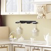 Wenqik Wall Mounted Wine Glass Rack Stemware Wine Glasses Holder