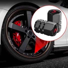 Aluminum Car Tire Valve Stem Caps Compatible with Mini Cooper S Countryman S Clubman S Car Wheel Valve Covers Accessories Universal for Car, SUV, Bike and Motorcycle (S)