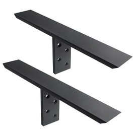 Hidden Countertop Support Bracket 16 Inch 2 Pack Heavy Duty Granite Support Bracket for Kitchen Island Bar Top Countertop