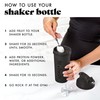 Fit & Fresh Shaker Bottle, Leak Proof Sports Blender Bottle