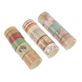 Operitacx DIY Hand Account Tapes 60 Pcs Retro Pocket Tape Japanese Paper Child Booking Kids Stamps