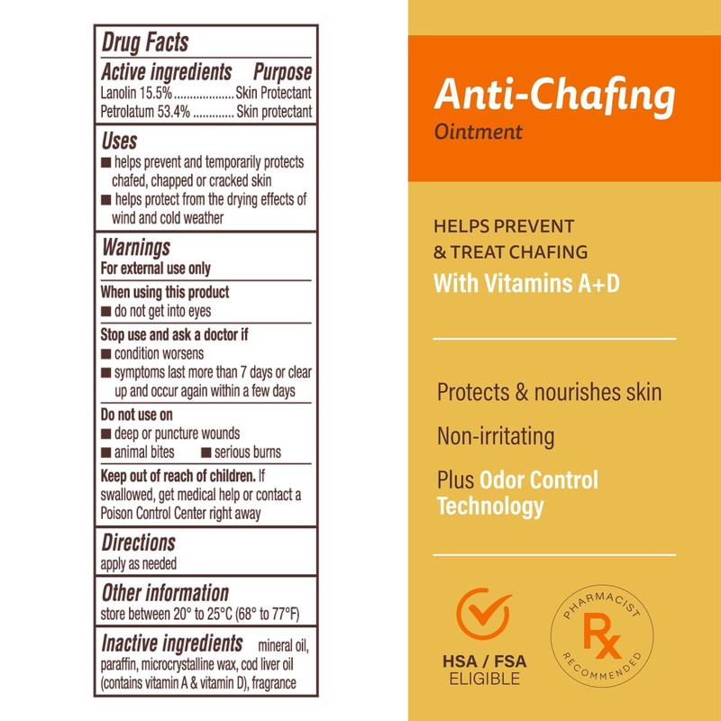 A+D Anti-Chafing Ointment – Helps protect & treat skin irritation