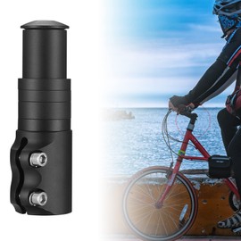 XxinXrong Bicycle Stem Riser, Bicycle Fork Stem Extender, Height Adapter Bicycle Handlebar Riser, Aluminium Alloy Bicycle Handlebar Stem Extender Adapter for 28.6 mm 1-1/8 Inch Mountain Bike Road Bike