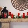Raycare Flameless Candles with Embedded Star String, 9 Pcs Battery