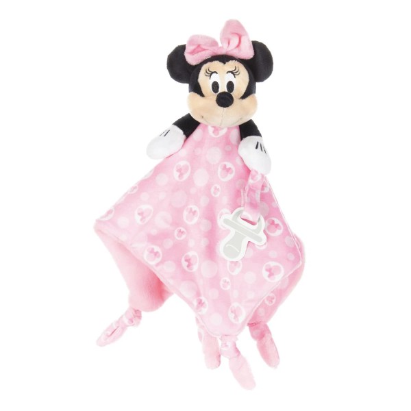 KIDS PREFERRED Minnie Mouse Lovey Blanket Soother for Infants Soft