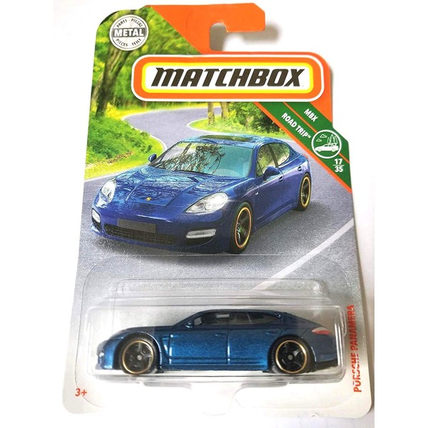 Matchbox 2019 MBX Road Trip Porsche Panamera 26/125, Blue