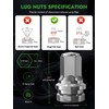 AUTOPTIM 32PCS M14x1.5 OEM Lug Nuts - Replacement for 2017-2024