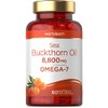 Omega 7 Sea Buckthorn Oil Capsules | 8800mg | High
