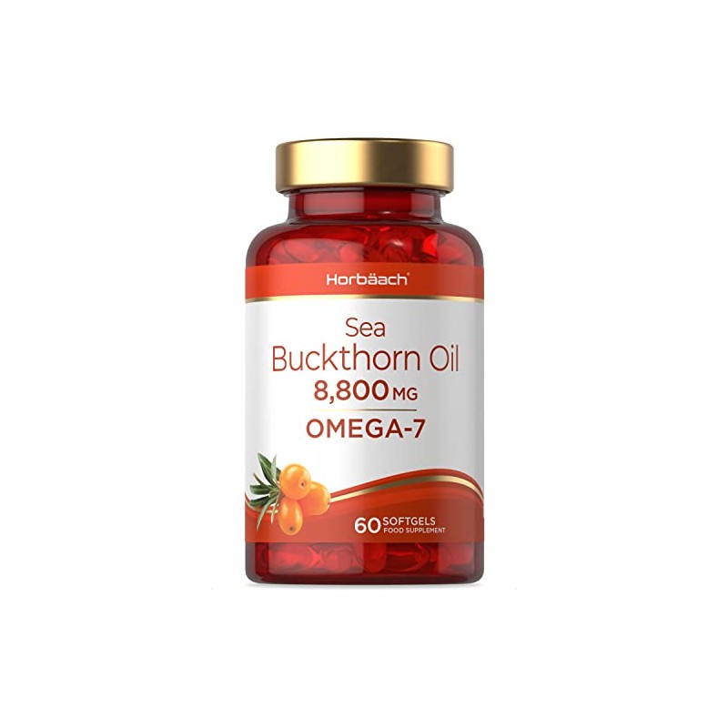 Omega 7 Sea Buckthorn Oil Capsules | 8800mg | High
