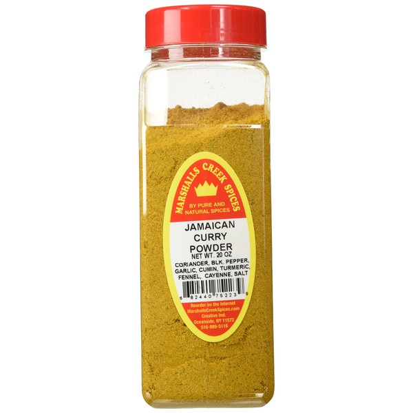 Marshall’s Creek Spices X-Large Size Jamaican Curry Powder, 20 Ounces