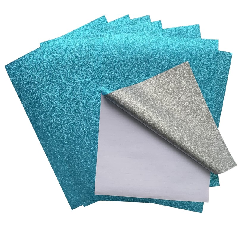 10 Pcs DIY Gift Glitter Sheets / Stickers A4 Size