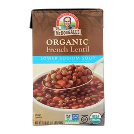 Dr Mcdougalls, Soup French Lentil Lower Sodium Organic, 18 Ounce, 6 Pack6