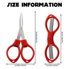 20Pcs Folding Scissors, LIOUCBD Mini Travel Stainless Steel Portable Scissor, Glasses-Shaped Mini Shear for Home and Travel Use Nurse Craft School Office Sewing DIY (4 Colors/Plastic)