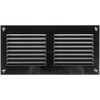 Vent Systems 20x10cm Air Vent Covers - Black - Metal