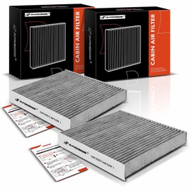 A-Premium 2-PC Cabin Air Filter with Activated Carbon Compatible with Nissan Altima 2019-2023 & Infiniti QX60 2022-2023, QX50 2019-2023, QX55 2022-2023, Replace# 272775NA1A, 272776CA0A