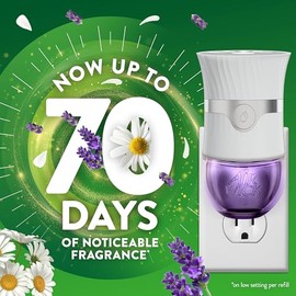 Air Wick Plug-In Scented Oil Refills, 4 Count, Lavender and Chamomile, Essential Oils