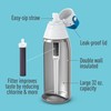 Brita Stainless Steel Premium Filtering Water Bottle, BPA-Free, Reusable, Insulated,
