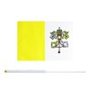 10 Pack Vatican Flags on Stick 5x8 Inch,Patriotic Decorations,Classroom Decor,Small
